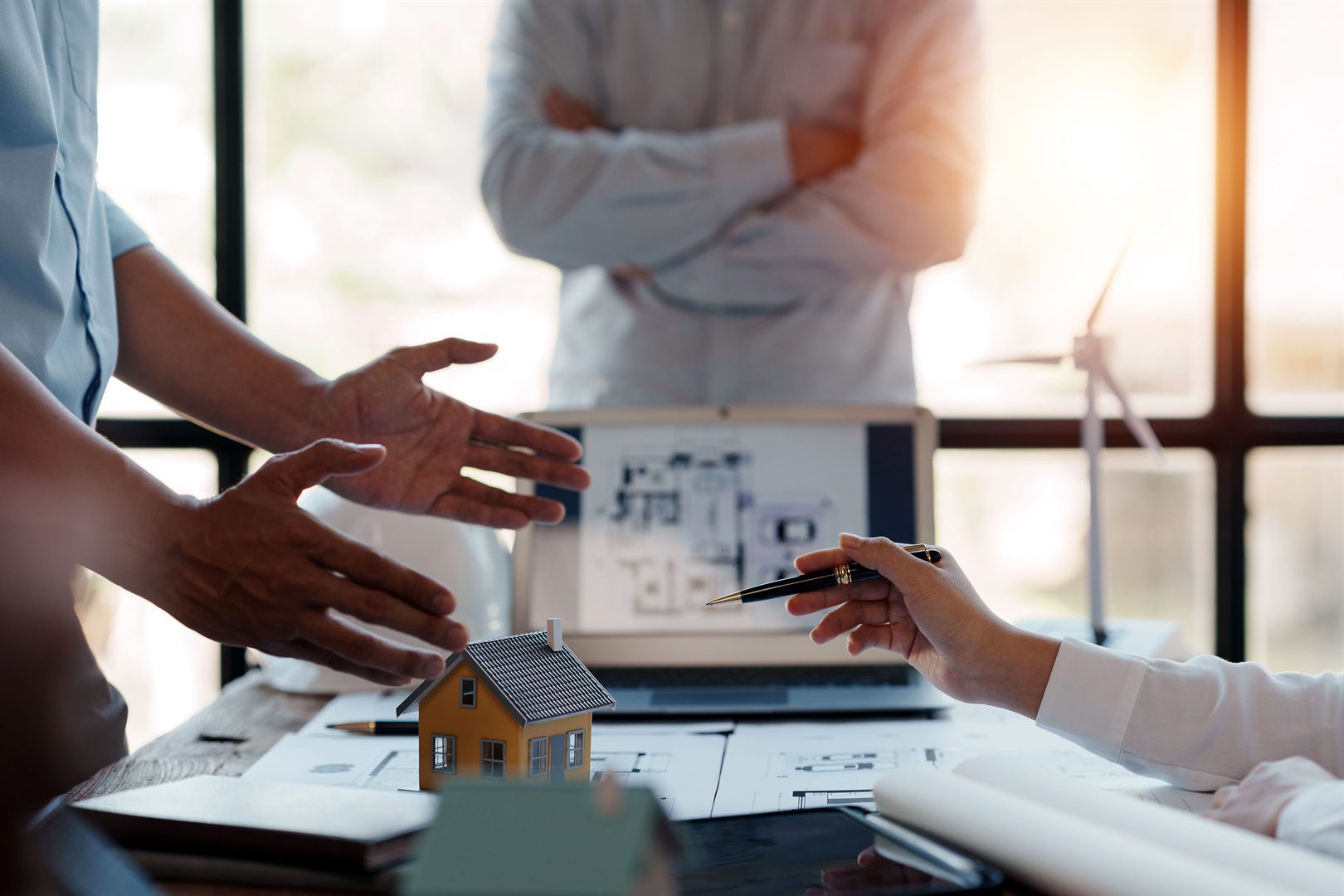 architect-or-engineer-are-designing-house