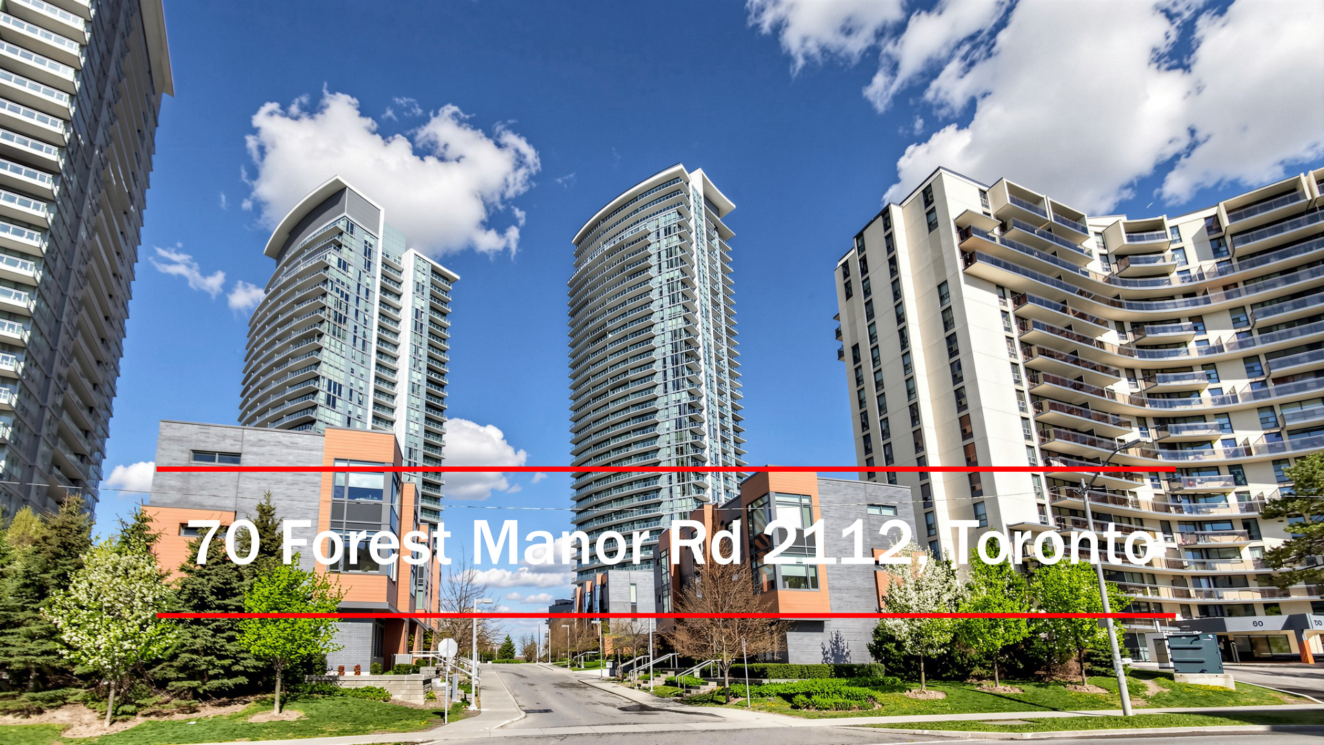 70 Forest Manor Rd 2112, Toronto: North York 稀有东北角豪华公寓出售｜Emerald City 地铁上盖·2房2卫·投资自住首选