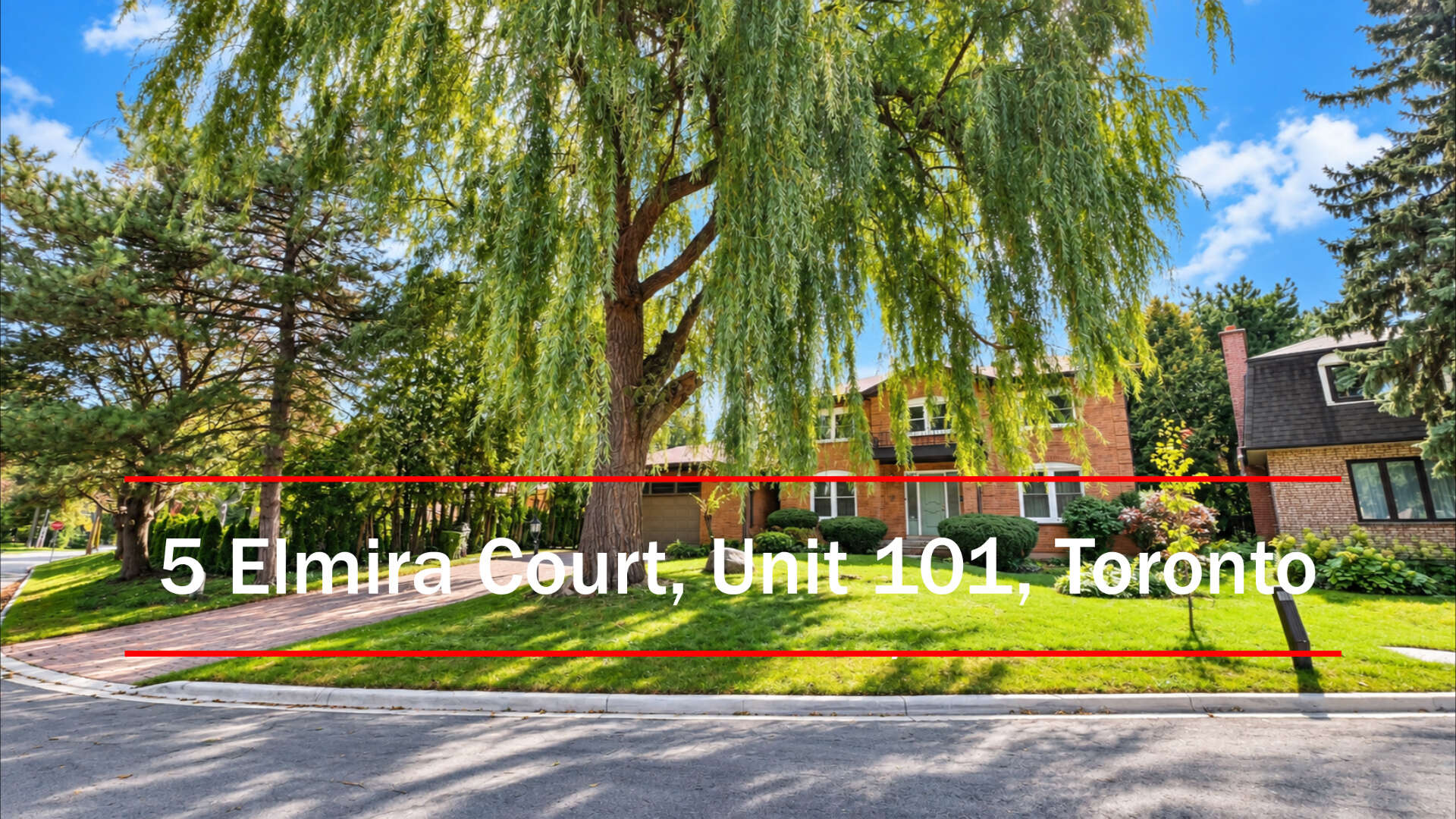 5 Elmira Crt, Unit 101, Toronto: Bayview Village 两层独立屋主层卧室出租，家具齐全、交通便利的舒适房源