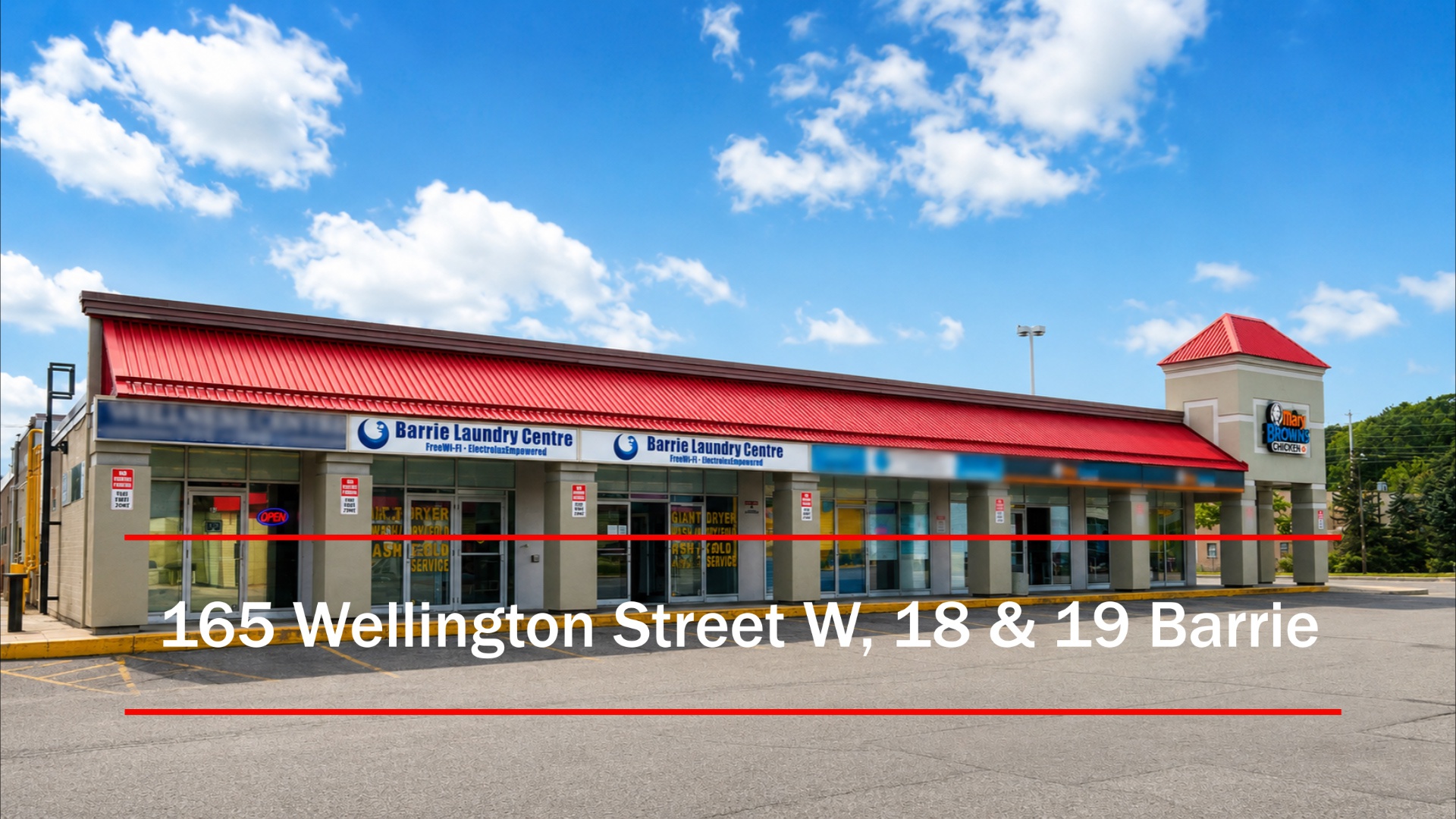 165 Wellington St W 18 & 19, Barrie: 🧺自助洗衣店出售 | 成熟生意、优越地段与未来增长机会